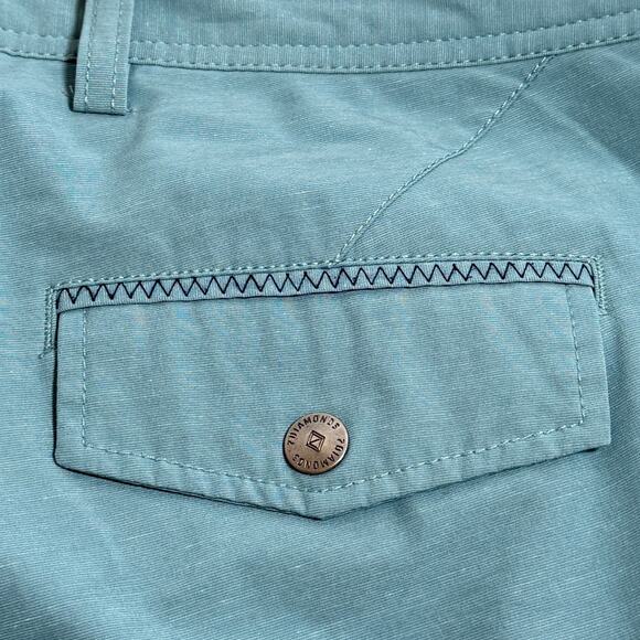 7 Diamonds Shorts Mens Size 32 Lightweight Polyester Stretch Preppy Golf - Picture 6 of 9